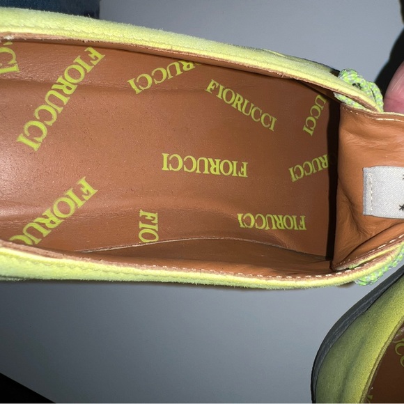 Fiorucci Neon Yellow leather Sneaker size:40 Made from Italy - Picture 6 of 8